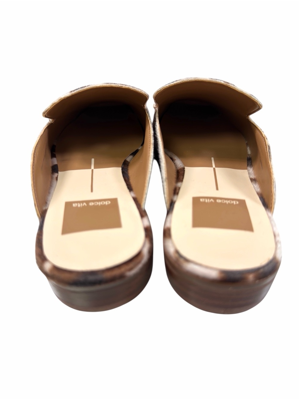 Dolce Vita Brevyn Mules in Cocoa Faux Calf Hair Women’s Size 6.5 - Picture 7 of 15